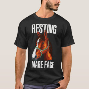 T-shirt Cheval Chevaux Poneys Équitation Cheval de selle É