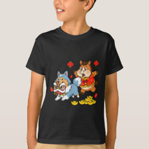 T-shirt Cheval Chinois Shetland Sheepdog Hommes Femmes Heu