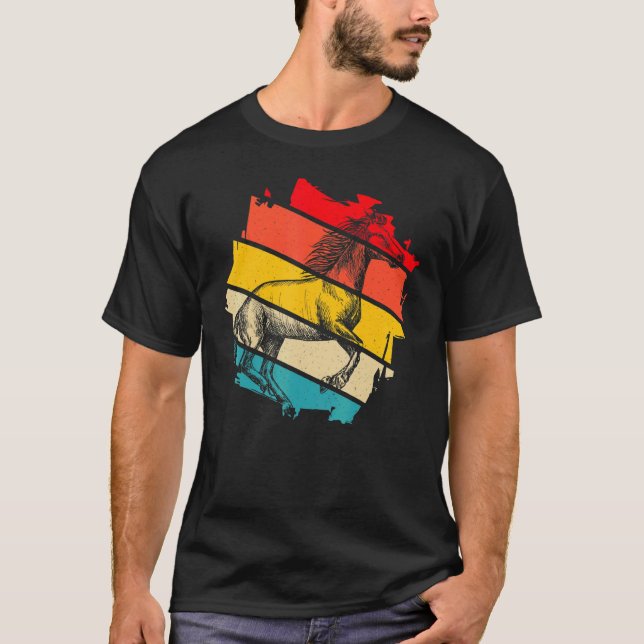 T-shirt Cheval Citation Drôle Chevaux (Devant)