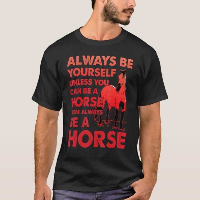 T-shirt Cheval Citation Drôle Chevaux_2 (Devant)