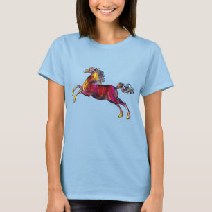 T-shirt Cheval coloré Artsy