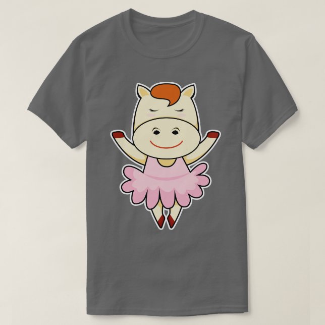 T-shirt Cheval comme Ballerina dans Ballet (Design devant)