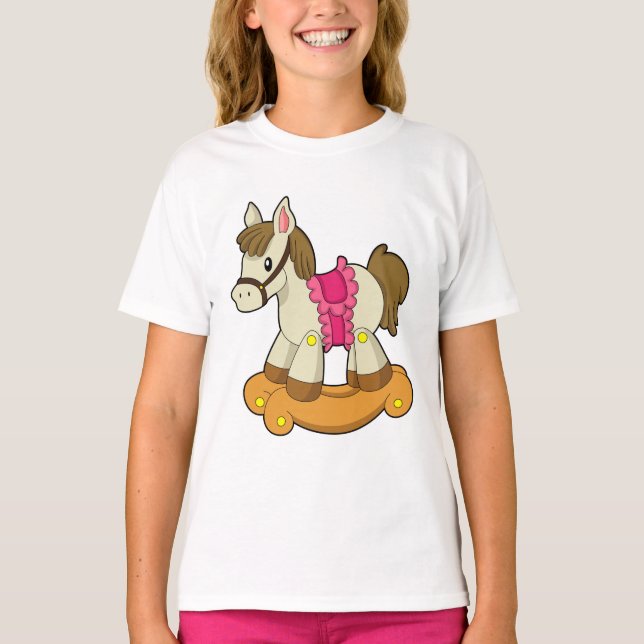 T-shirt Cheval comme Cheval Rocking.PNG (Devant)
