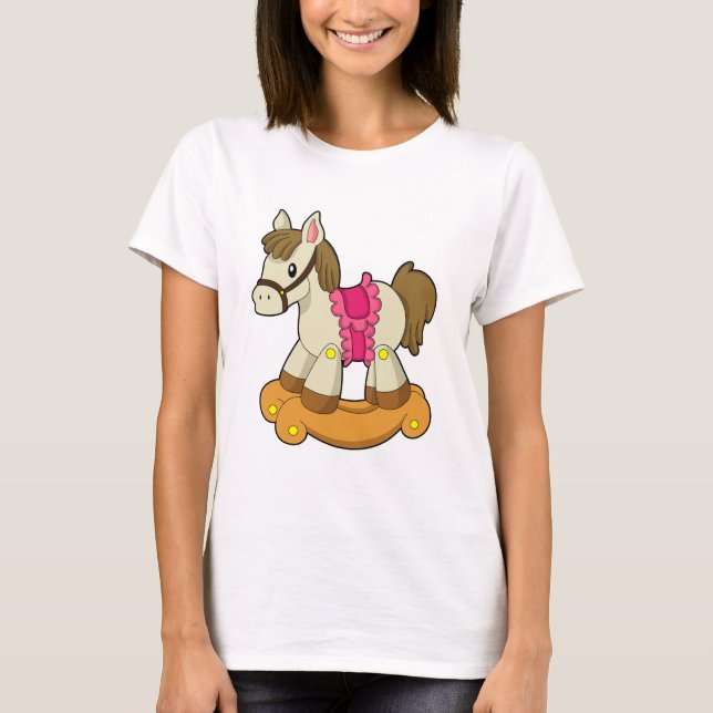 T-shirt Cheval comme Cheval Rocking.PNG (Devant)