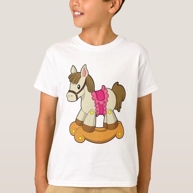 T-shirt Cheval comme Cheval Rocking.PNG (Devant)