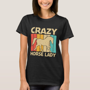 T-shirt Cheval cool Pour Femmes Filles Equestre Horseback