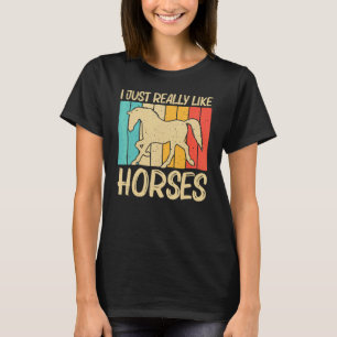 T-shirt Cheval cool Pour Hommes Femmes Équitation Équestre