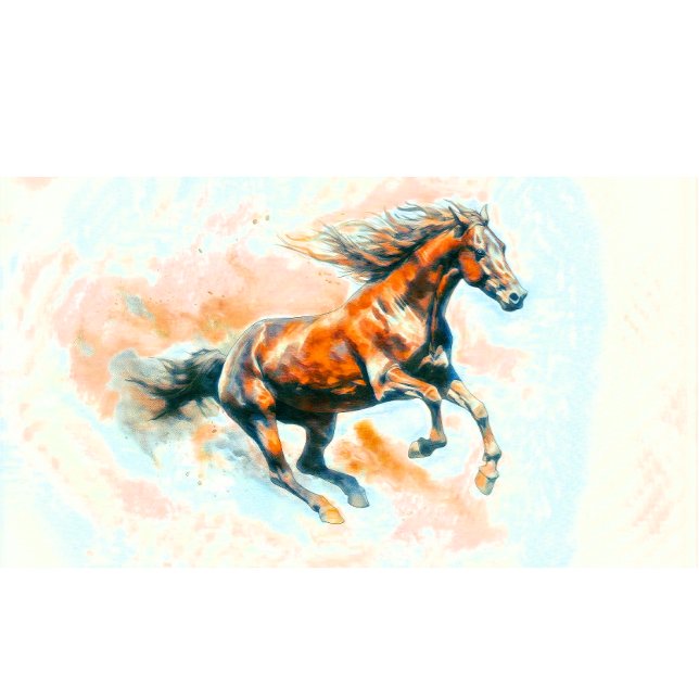 T-shirt Cheval Couleur d'eau libre (Créateur téléchargé)