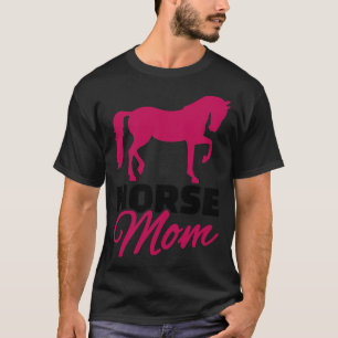 T-shirt Cheval course à cheval sur le puits