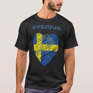 T-shirt Cheval Dala suédois Sverige