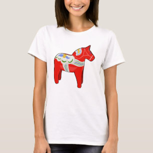 T-shirt Cheval dalécarlien