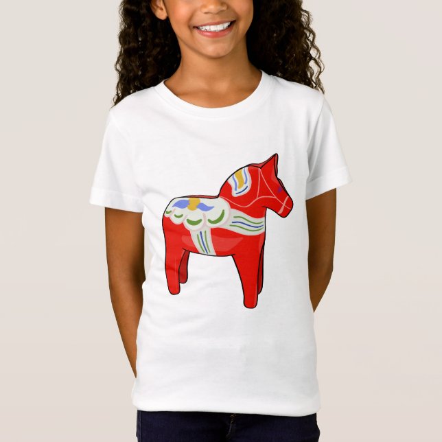 T-Shirt Cheval dalécarlien (Devant)