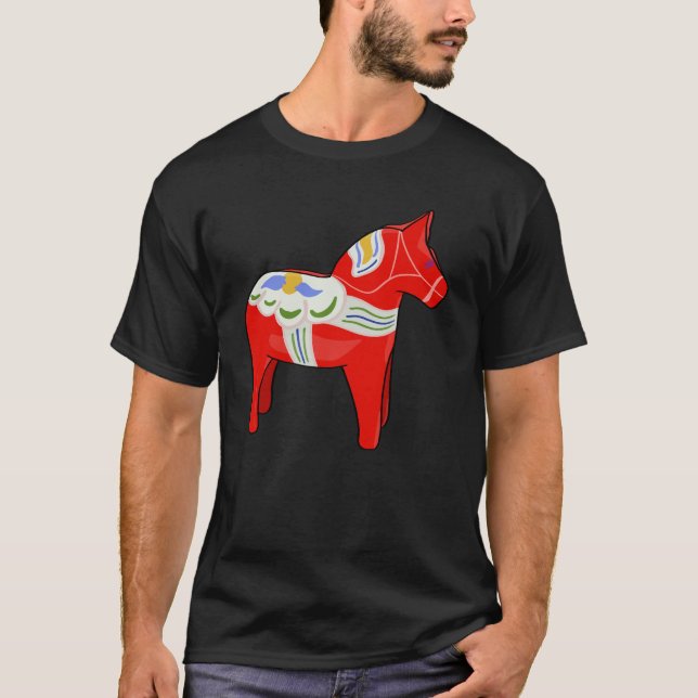 T-shirt Cheval dalécarlien (Devant)