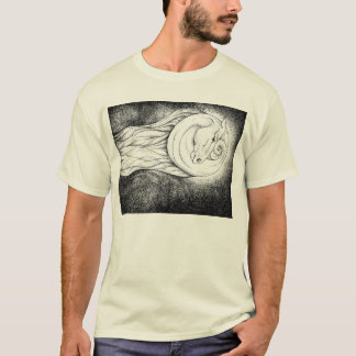 T-shirt Cheval dans la lune