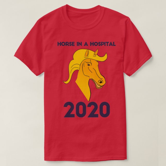 T-shirt Cheval Dans Un Triblend Hospital 2020 (Design devant)