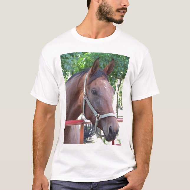 T-shirt Cheval de baie (Devant)