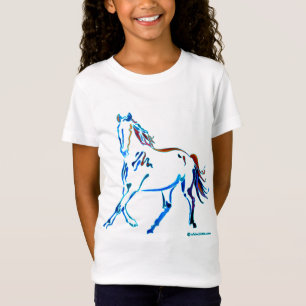 T-Shirt Cheval de beaucoup de couleurs