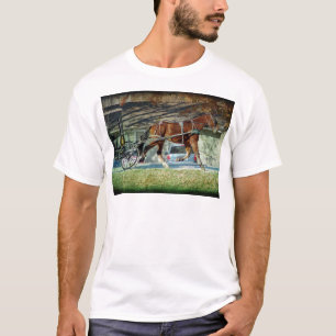 T-shirt Cheval de buggy d'automne Amish