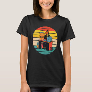 T-shirt Cheval de bureau animal