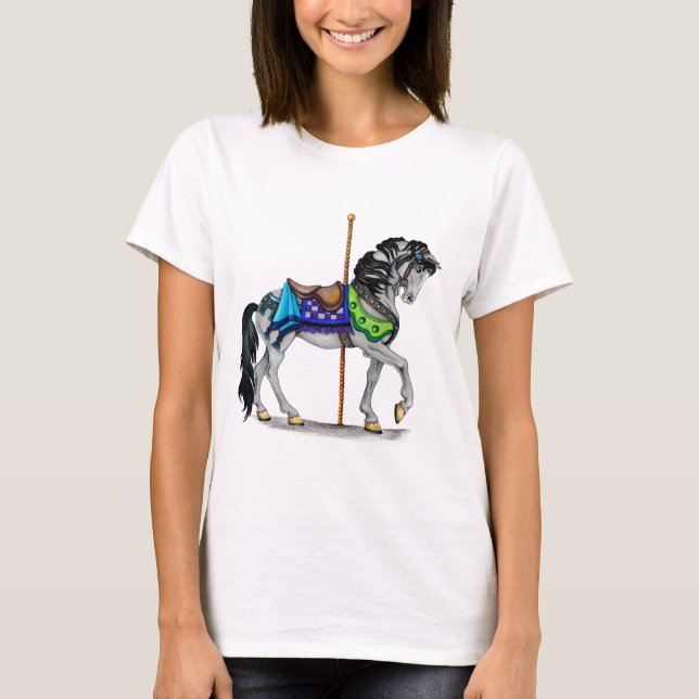 T-shirt Cheval de carrousel (Devant)