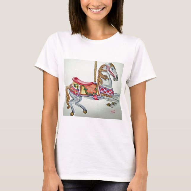 T-shirt cheval de carrousel (Devant)