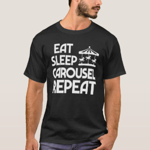 T-shirt Cheval de carrousel Tornade Manège de fête foraine