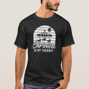 T-shirt Cheval de carrousel Tornade Manège Parc d'attracti