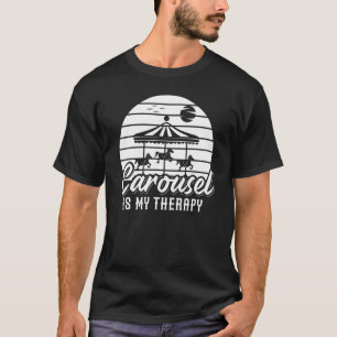 T-shirt Cheval de carrousel Tornade Manège Parc d'attracti