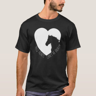 T-shirt Cheval de coeurs sauvages Équitation