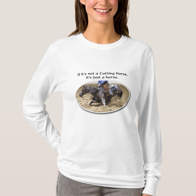 T-shirt cheval de coupe (Devant)