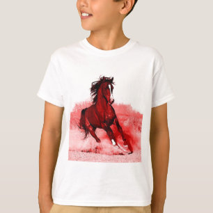 T-shirt Cheval de course