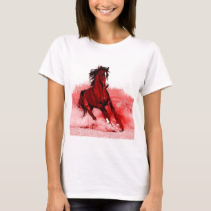 T-shirt Cheval de course