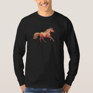 T-shirt Cheval de course Aventure Chevaux sauvages