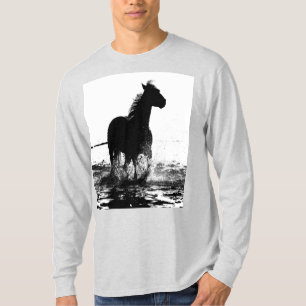 T-shirt Cheval de course moderne Pop Art Modèle Ash tendan