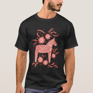 T-shirt Cheval de Dala suédois