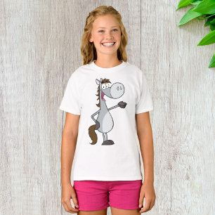 T-shirt Cheval de dessin