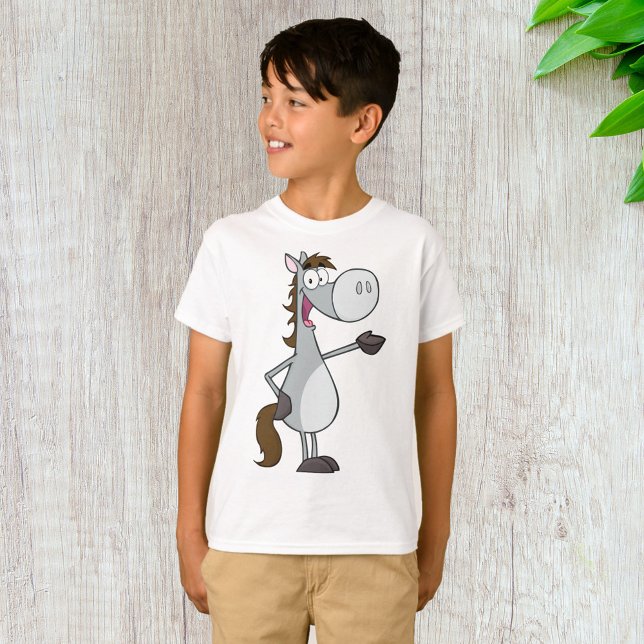 T-shirt Cheval de dessin animé (Créateur téléchargé)