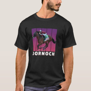T-shirt Cheval de Dornoch, Course Hippique, Del Mar, Santa