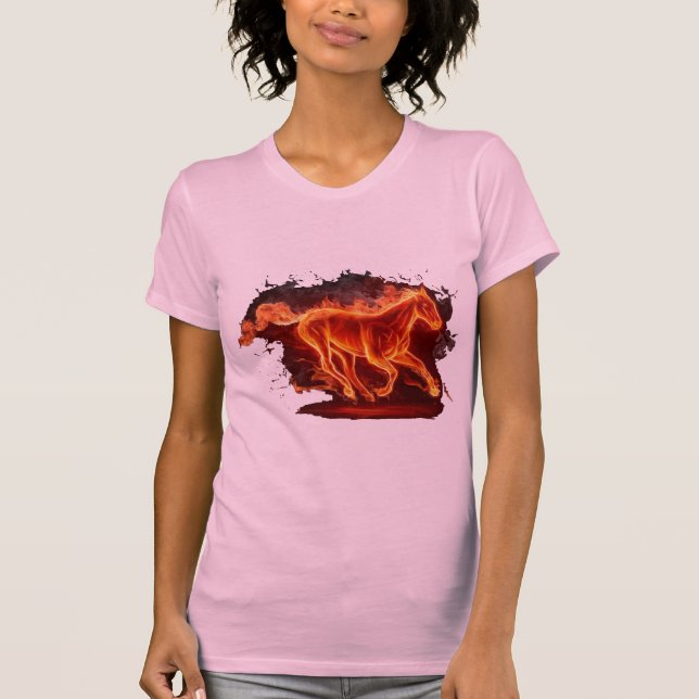 T-shirt Cheval de feu (Devant)