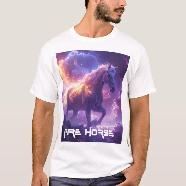 T-SHIRT CHEVAL DE FEU - SHENG XIAO (Devant)