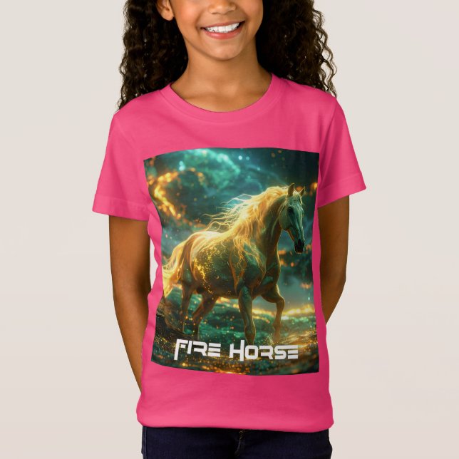 T-Shirt CHEVAL DE FEU - ZODIAQUE CHINOIS -  (Devant)