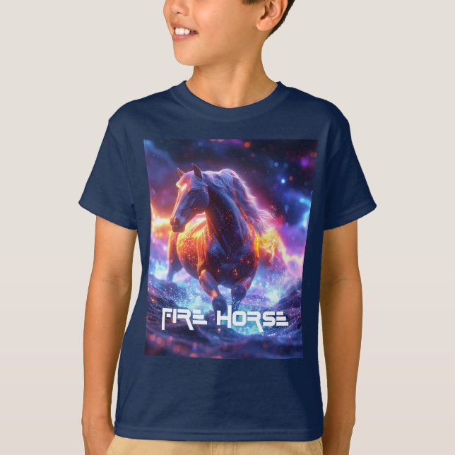 T-SHIRT CHEVAL DE FEU - ZODIAQUE CHINOIS 2026 (Devant)