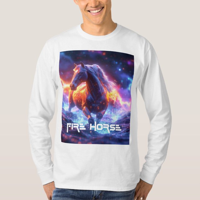 T-SHIRT CHEVAL DE FEU - ZODIAQUE CHINOIS 2026 (Devant)