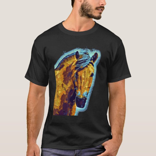 T-shirt Cheval de fjord norvégien (Devant)