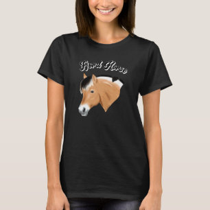 T-shirt Cheval de Fjord Norvégien pour cavalier de chevaux