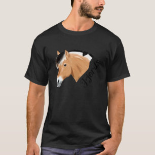 T-shirt Cheval de Fjord Norvégien pour Cavaliers des Fjord