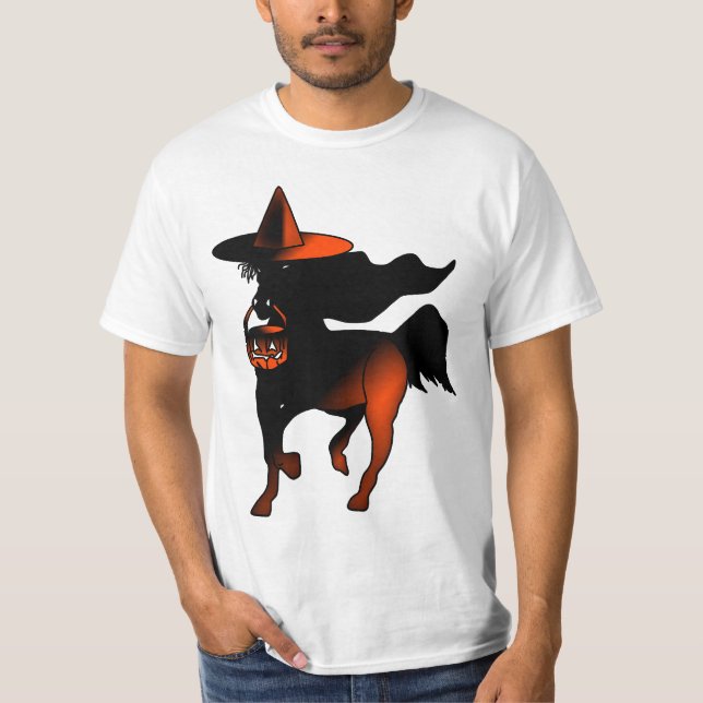 T-shirt Cheval de Halloween par mode de Madelu (Devant)