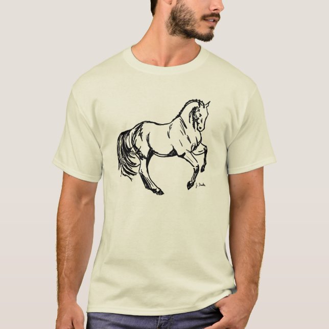 T-shirt Cheval de la Dressance (Devant)