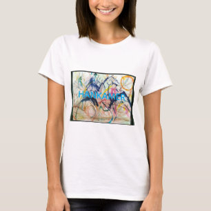 T-shirt Cheval de Montagne Abstrait Jeff Hankamer Artjunkh