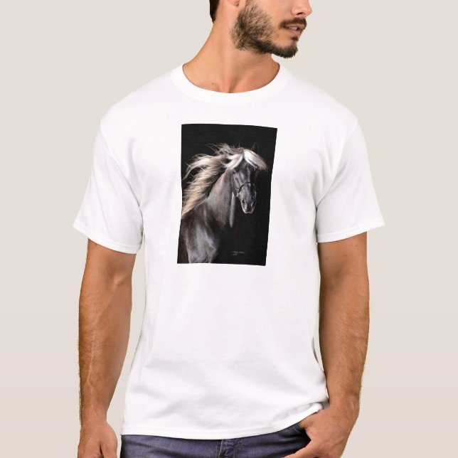 T-shirt Cheval de montagne rocheuse de Choco (Devant)